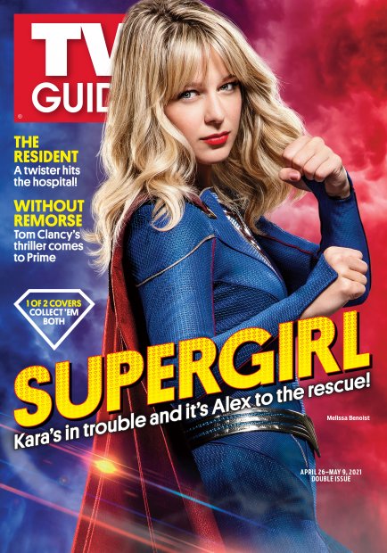 TV Guide cover - Melissa Benoist - April 26, 2021