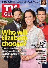 TV Guide cover - Erin Krakow, Kevin McGarry, Chris McNally - February 15, 2021
