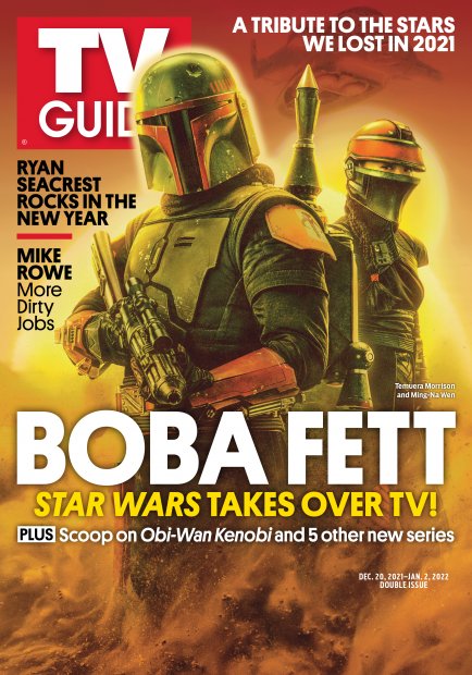 TV Guide cover - Temuera Morrison, Ming-Na Wen - December 20, 2022