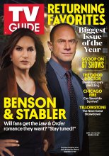 TV Guide cover - Mariska Hargitay, Christopher Meloni - September 13, 2021