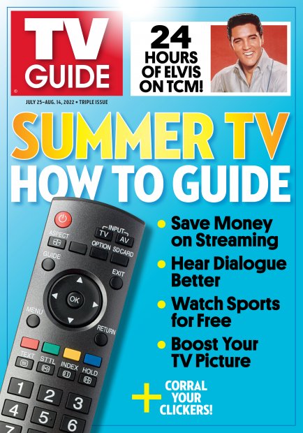TV Guide cover - Elvis Presley - July 25, 2022