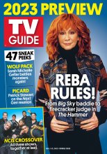 TV Guide cover - Jonathan Cole, Brian Dietzen, Vanessa Lachey, Katrina Law, Reba McEntire, Noah Mills, Sean Murray, Wilmer Valderrama - January 2, 2023