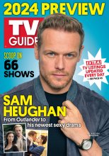 TV Guide cover - Caitríona Balfe, Jessica De Gouw, Sam Heughan - January 8, 2024