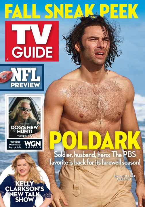 TV Guide Cover - Poldark - August 19, 2019
