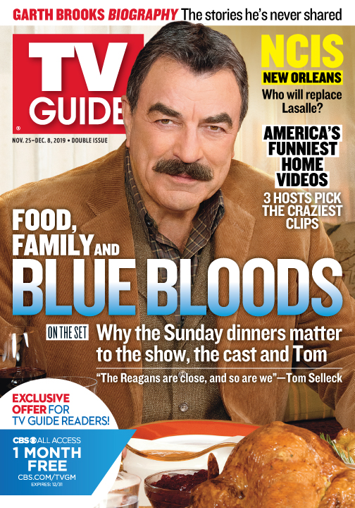 TV Guide Cover - Blue Bloods - Tom Selleck - November 25, 2019