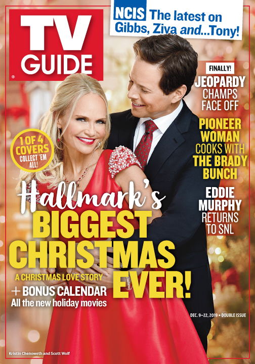 TV Guide Cover - Hallmark's Biggest Christmas Ever! - Dec 9, 2019