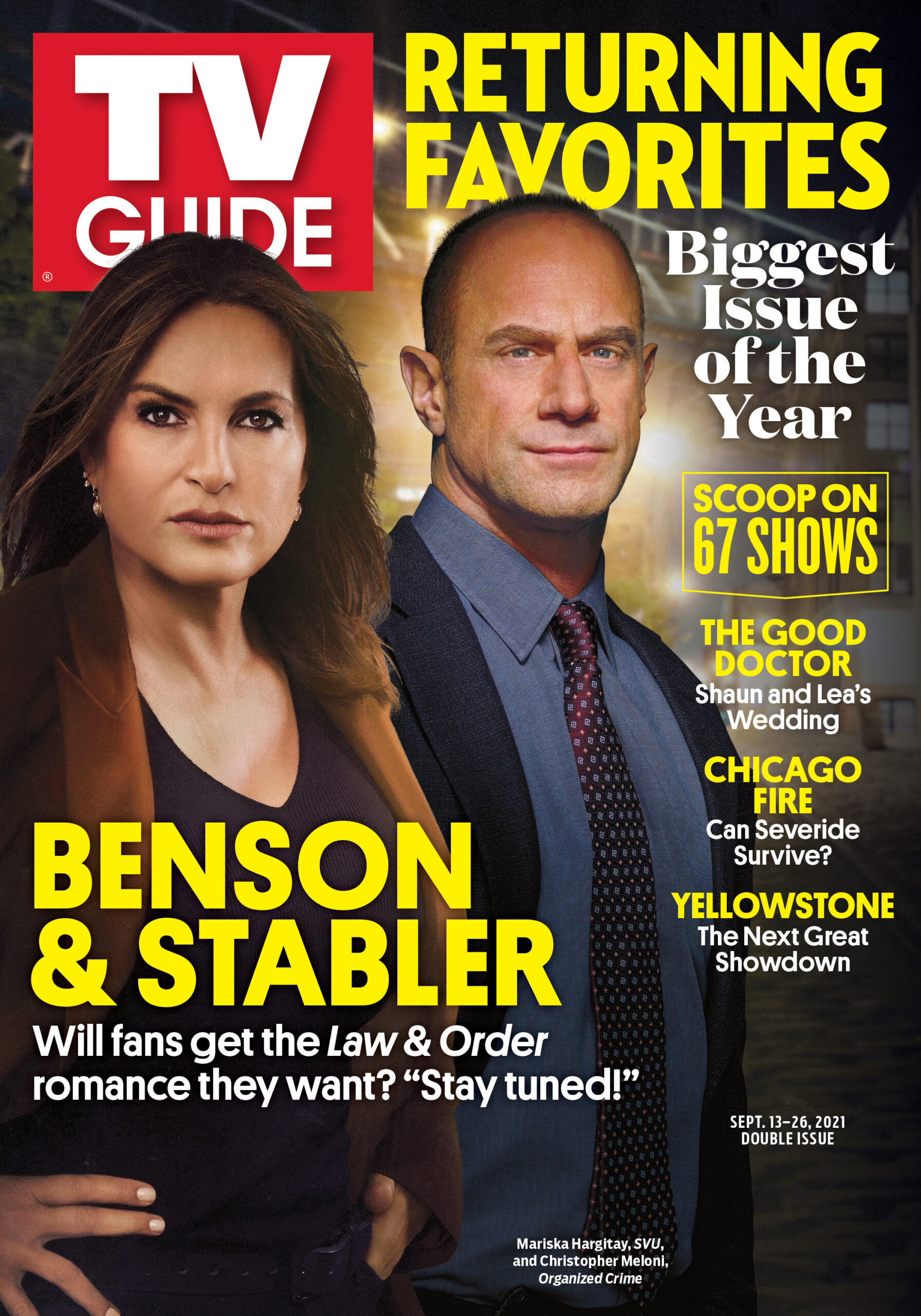 TV Guide - Cover Returning Favorites - September 9, 2021