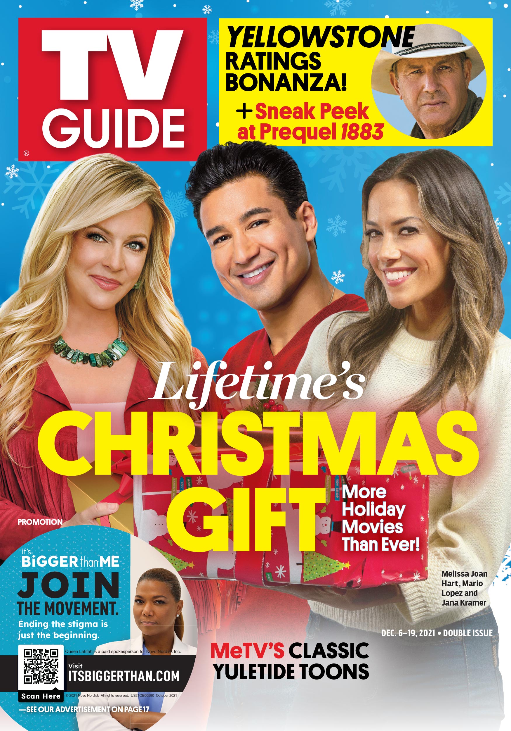 TV Guide - Cover Lifetime's Christmas Gift - December 6, 2021