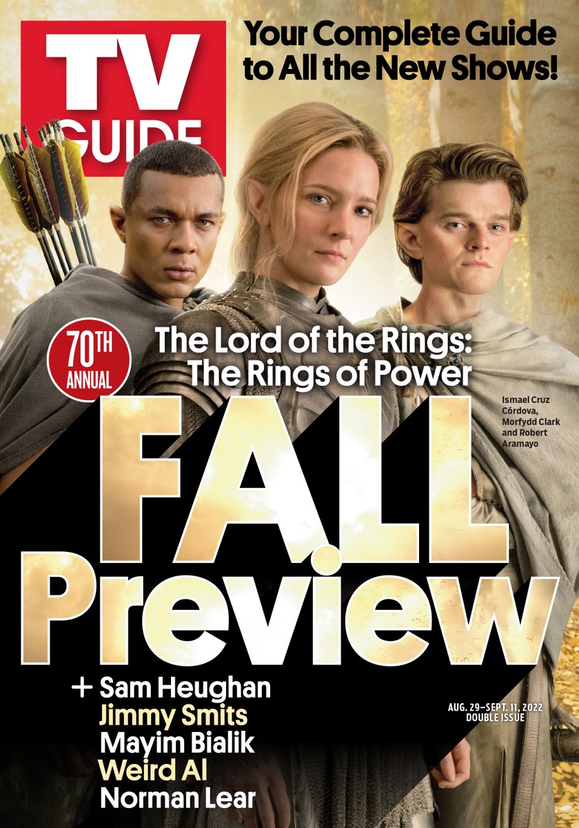 Your Complete Guide to All the New Shows! The Lord of the Rings: The Rings of Power; Fall Preview; + Sam Heughan, Jimmy Smits, Mayim Bialik, Weird Al, Norman Lear