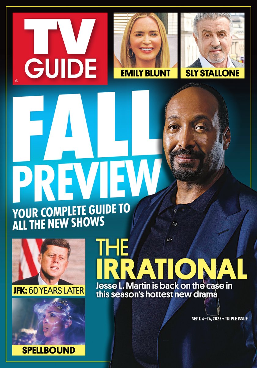 FALL PREVIEW: YOUR COMPLETE GUIDE TO ALL THE NEW SHOWS; JFK 60 YEARS LATER; SPELLBOUND; THE IRRATIONAL: Jesse L. Martin is back on the case in this season's hottest new drama