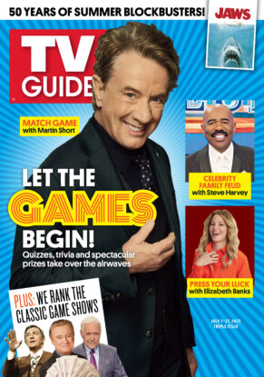 50 YEARS OF SUMMER BLOCKBUSTERS; MATCH GAME WITH MARTIN SHORT; LET THE GAMES BEGIN! QUIZZES, TRIVIA AND SPECTACULAR PRIZES TAKE OVER THE AIRWAVES; CELEBRITY FAMILY FEUD WITH STEVE HARVEY; PRESS YOUR LUCK WITH ELIZABETH BANKS; PLUS: WE RRANK THE CLASSIC GAME SHOWS