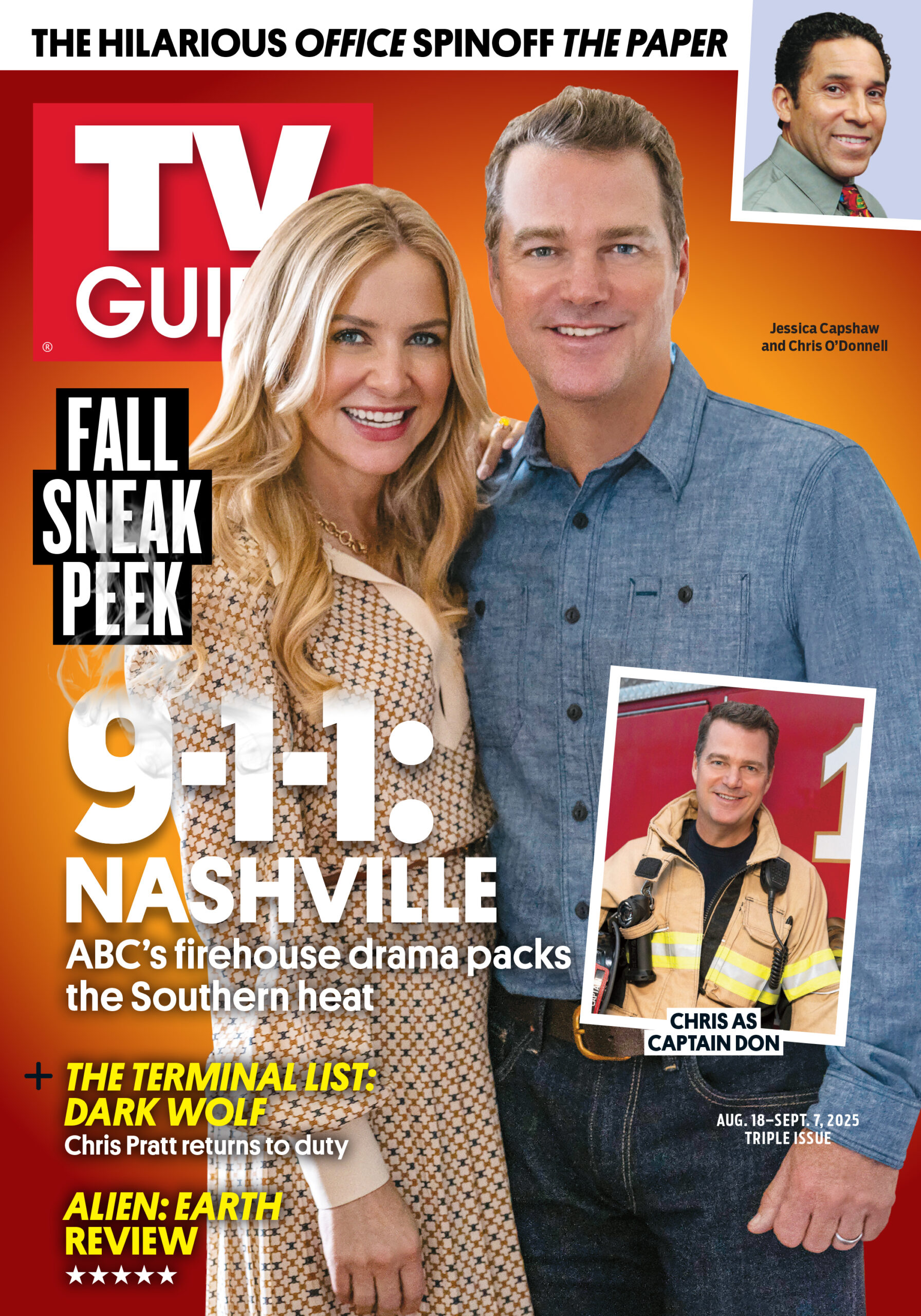 THE HILARIOUS OFFICE SPINOFF THE PAPER; FALL SNEAK PEEK; 9-1-1: NASHVILLE: ABC'S FIREHOUSE DRAMA PACKS THE SOUTHERN HEAT; THE TERMINAL LIST: DARK WOLF: CHRIST PRATT RETURNS TO DUTY; ALIEN: EARTH REVIEW