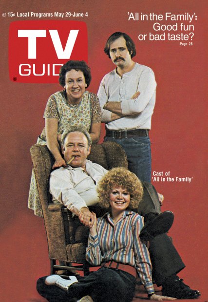 All in the Family on the cover of TV Guide Magazine, 1971