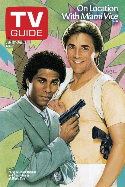 Miami Vice on the cover of TV Guide Magazine, 1985
