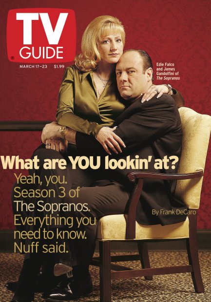 The Sopranos on the cover of TV Guide Magazine, 2001