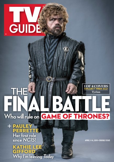 Game of Thrones on the cover of TV Guide Magazine, 2019