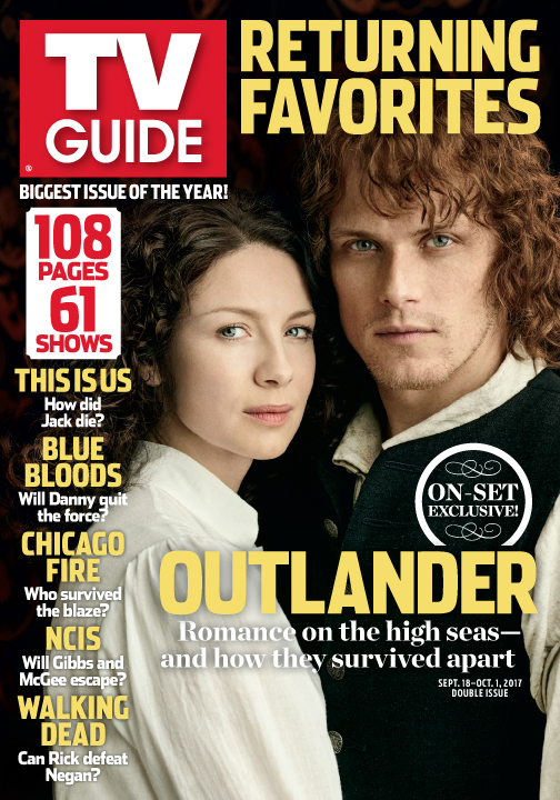 ‘Outlander’ Joins 60 Other Returning Favorites in TV Guide Magazine’s Biggest Issue of 2017
