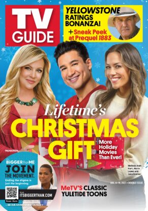 TV Guide - Cover Lifetime's Christmas Gift - December 6, 2021